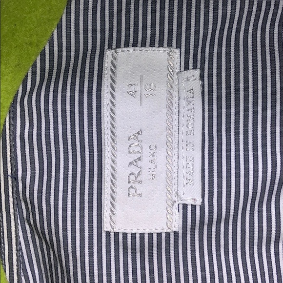 2019 Men’s Prada Stretch Satin Button Down - Picture 2 of 3